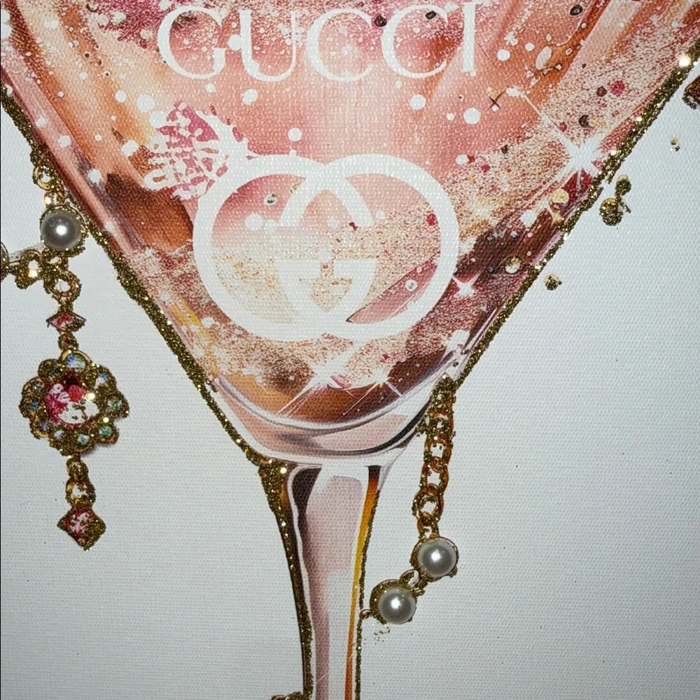 Luxury Inspired Canvas Painting